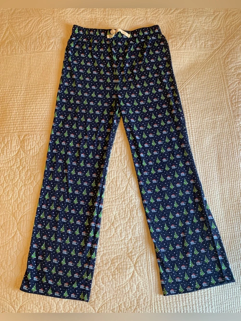 Vineyard Vines Santa Whale & Christmas Tree Lounge Pajama Pants